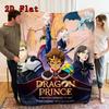 The Dragon Prince 2D Flat Pattern Flannel Blanket High quality All Seasons Warmth and Comfort Perfect for Christmas Gifts.FMT261012381