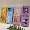 Creative Pencil Case Kit For Elementary Students Cartoon Iron Box With Complete Stationery Set