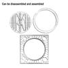 2pc  Rotatable Multifunction Drawing Template Art Design Construction Architect Stereo Geometry Circle Drafting Measuring Scale Ruler