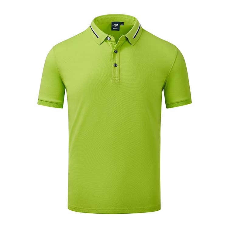 YDD FN2069  210G Lino Algodón Jane-Lino Algodón Encogimiento Solapa de Seda Camiseta POLO