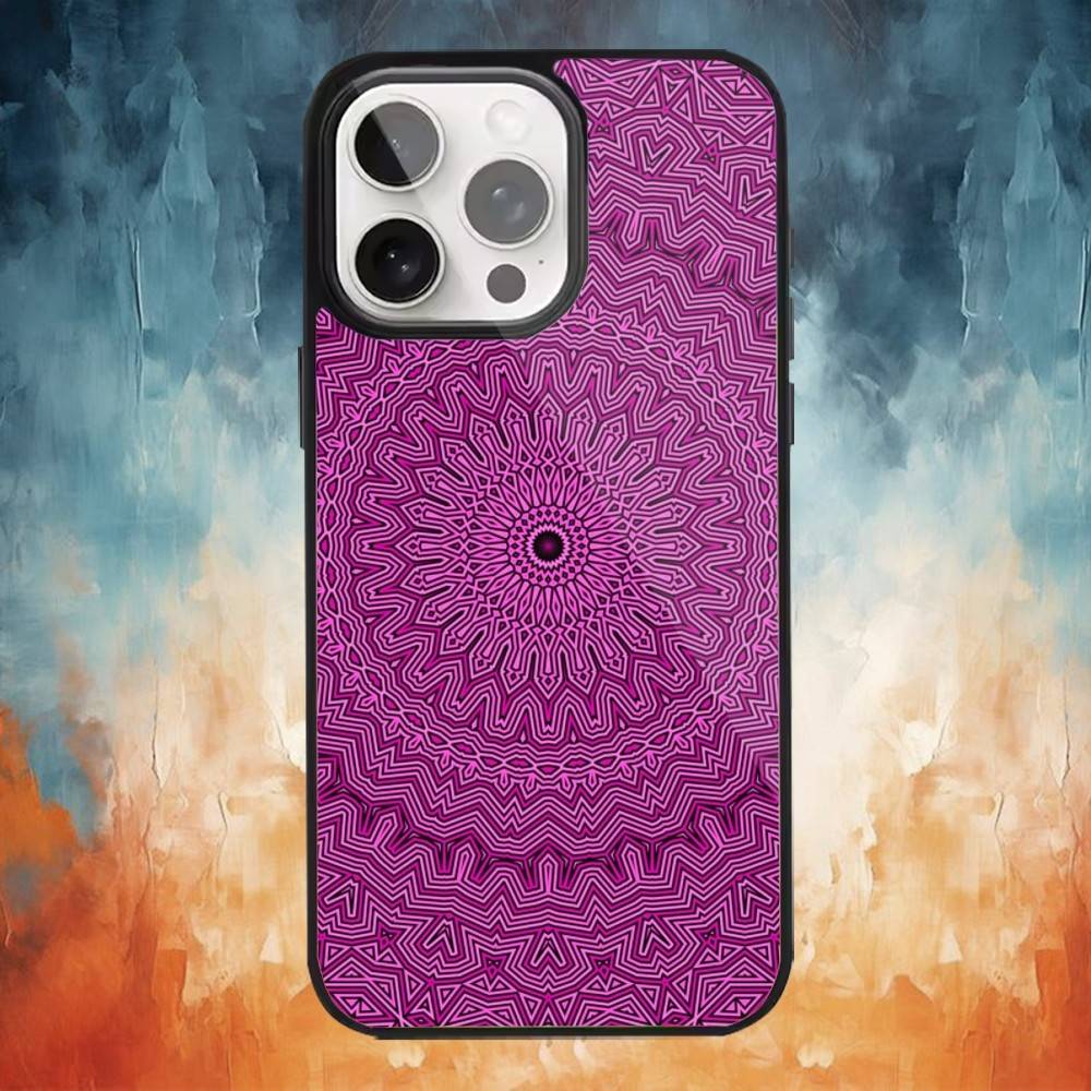 

Чехол-мандала Эдем для iPhone 17, 16, 15, 14, 13, 12, 11 Plus, Pro Max, магнитный, Magsafe, беспроводная зарядка iPhone12