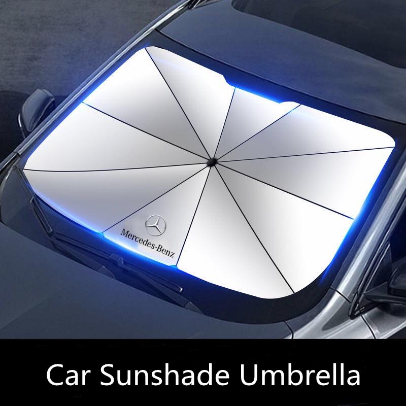 Car Sunshade Umbrella Car Front Window Sunshade Cover For Mercedes Benz B/C/E/S Class W203W204 W205W210W211W212W221 Accessories Ag1