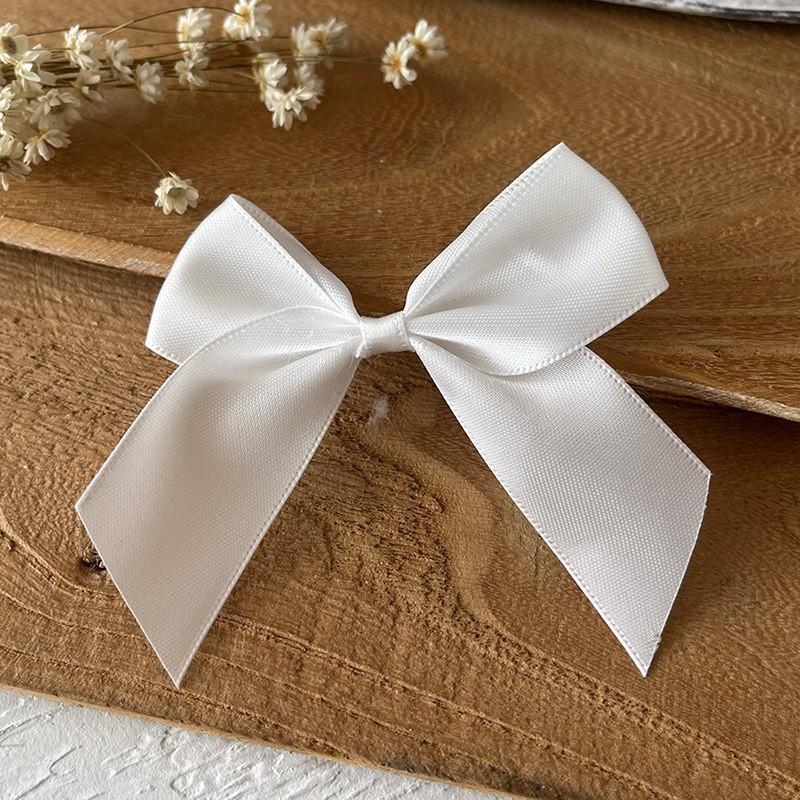2.5cm Wide Handmade Ribbon Bow Knot for DIY Clothing & Hair Accessories, Card Holders, and Decorations