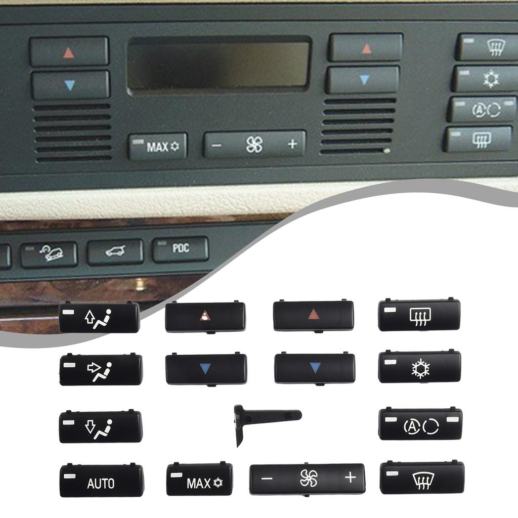 Easily Install Elegant Design Control Cover Switch Buttons Car Climate A C Control Panel Auto Parts Car Accessories