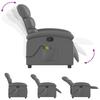Massage Chair Relax Chair Grey Faux Leather