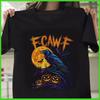 Crow Raven F-Caw-F Pumpkin Spooky Season Halloween Shirt Unisex T-Shirt