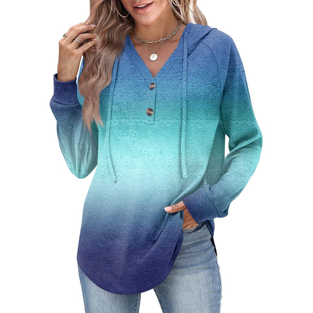 Women's Fashion Women's Lightweight Long Sleeve Pullover With Pockets Preppy Graphic Hoodie