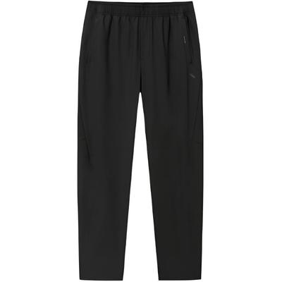 Casual Simple Lace-Up Solid Color Comfortable Knitted Sports Pants Men Bottoms 152547510S-2