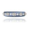 AUGUST ALICE Bold Flower Crystal Satin Headband [Blue]