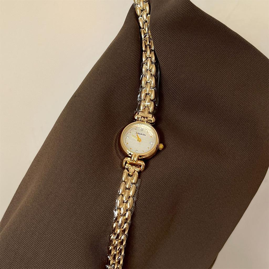 Vintage Elegant Women Watches Luxury Brand Gold Wrist Small Bracelet High Quality Ladies Quartz Watches for Girls Dress Gifts