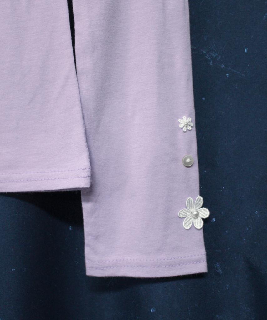 RUBATI Daisy Florette Raglan Long Sleeve Tee_Lavender