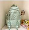 Schoolbag pain bag high value junior high school student schoolbag girl primary school backpack sweet girl heart large capacity lightweight backpack