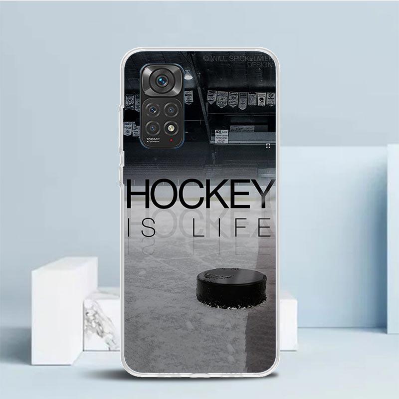 Ice Hockey Rink Sport Phone Case For Xiaomi Redmi Note 15 14 14S 13 12S 12 Pro Plus 11S 11 11T 11E 10S 10 + Soft TPU Back Cover