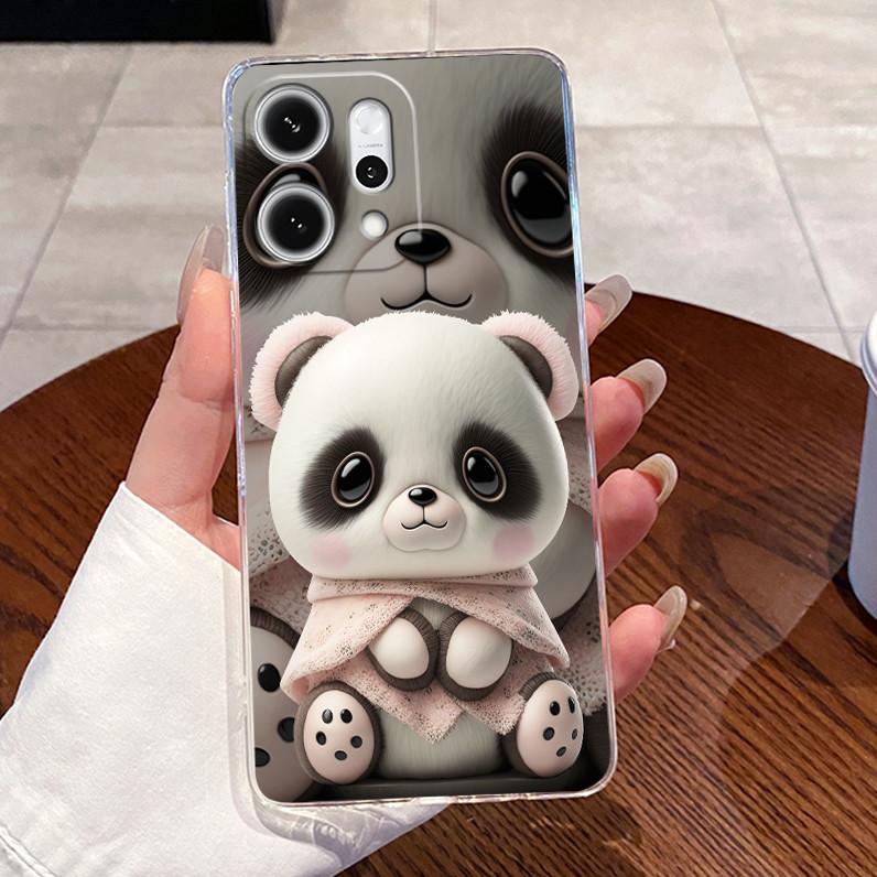 Case For OPPO Reno14 Reno 14 Pro 5G Luxury Cute Heart Rabbit Funny Casing OPPO Reno 14 14Pro Reno14Pro 5G Clear Soft Phone Case