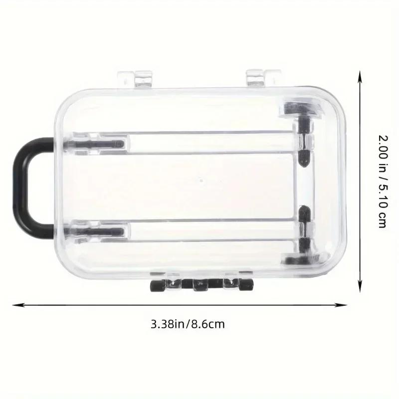 12pcs Mini Transparent Plastic Suitcase Storage Boxes with Retractable Wheels Jewelry Snack Organizer