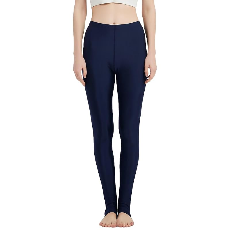 

[Sillictor] rash guard ladies leggings Torenka swimsuit spats long pants amphibious swimwear compression tights sports swim Lash trading card [UV