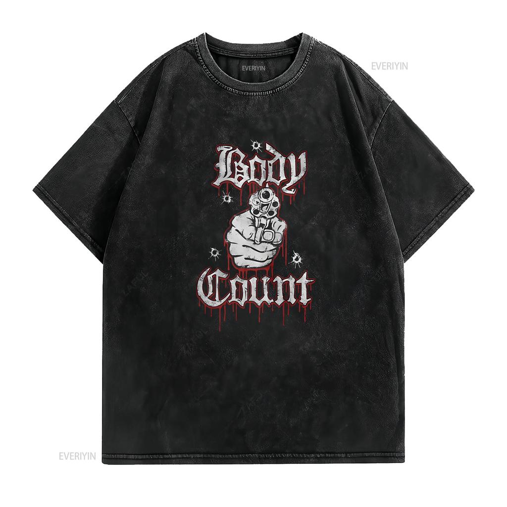 Body Count Talk Sh t Black Shirt OFFICIAL vintage Washed Comfortable Versatile homme Stylish designer clothes Casual fashion