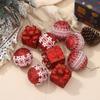 9pcs Glitter Christmas Hanging Balls 8cm Xmas Tree Ornaments  Home New Year Gifts