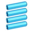 4pcs Fixing Pins Aluminum Alloy Lightweight Blue Ba Ery Fixing Columns for    01 RC Car Upgrade