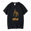 1999 Unkle ficțiune științifică DJ SHADOW Mowax futura vtg anii 90 rap hiphop Tricou L vintage Spălat Unisex Respirabil Casual Elegant
