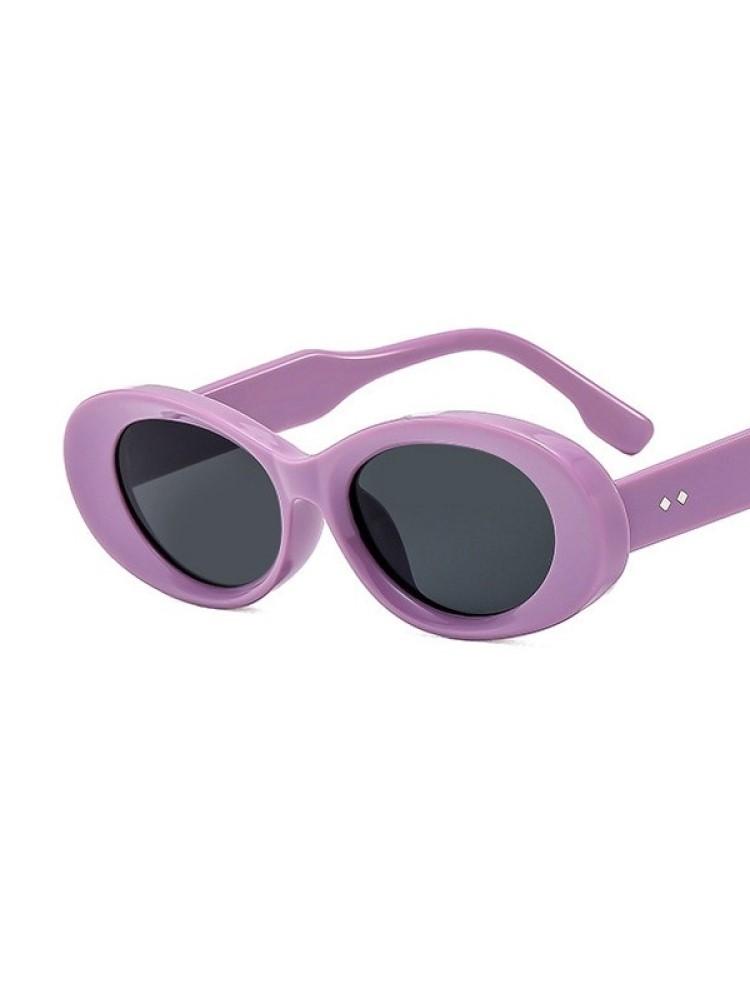Vintage Round Sunglasses Women Retro Oval Sun Glasses High Quality Trendy Brand Eyewear for Female Fashion