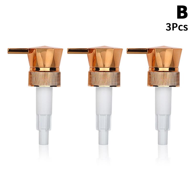 1/3 Pcs Plastic Soap Pump Liquid Dispenser Head Push Type With 32 Thread Bath Bottle Press Nozzle Lotion Tube For Bath Accessory