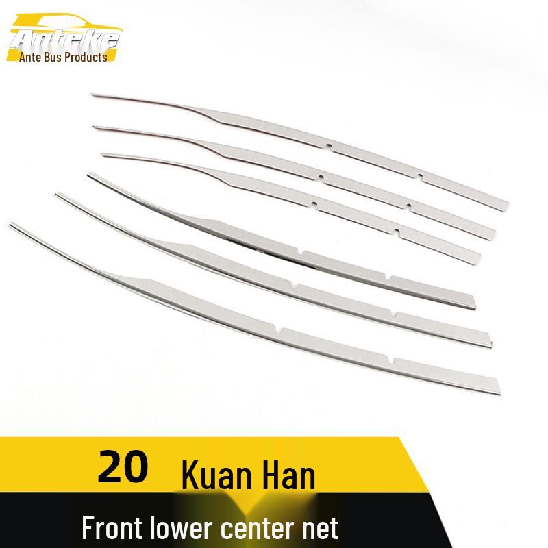 2020 Han Stainless Steel Front Grille Trim: Scratch-Resistant, Anti-Collision Decorative Sticker