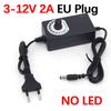 Adjustable AC 110V 220V TO DC 3V-12V 3V-24V 9V-24V 1A 2A 5V 6v 8V 15v 9V 10V 21v Power charger Adapter Screen Display Regulator