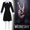 Mittwoch 2-Zeichen-Cosplay-Kleid Aus Flexiblem Material Für Kostümveranstaltungen