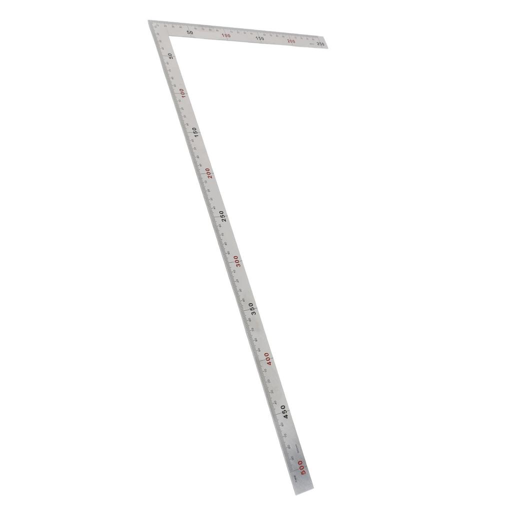 Rostfritt Stål 300x150mm 90 Graders Räta Vinkeln Linjal Mätning Verktyg (#01)