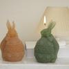 Candle Mold Aromatherapy Candle Mold 3D Bouncing Rabbit Plaster Epoxy Mold for DIY Crafts Soap Present Candle Making