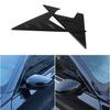 Glossy Black ABS anti-wind buffeting deflector For BMW 3 Series -24