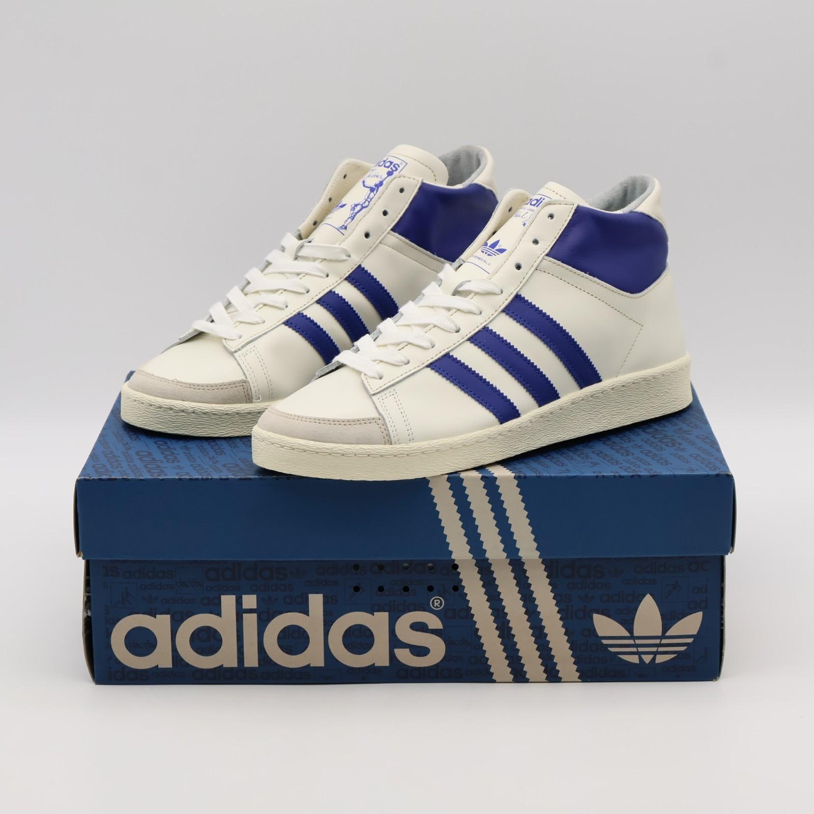 IH5316 adidas Originals Jabbar Hi Off White Collegiate Royal Cream White (Men s) 6.5