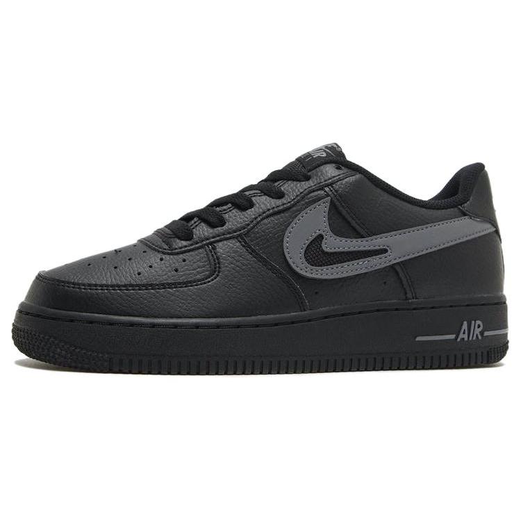 New Nike Air Force 1 Low Black Grey GS FQ2413-001
