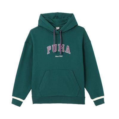 Varsity 2.0 Loose Comfortable Sports Casual Fleece Hoodie Women Hoodies Green 688961-24