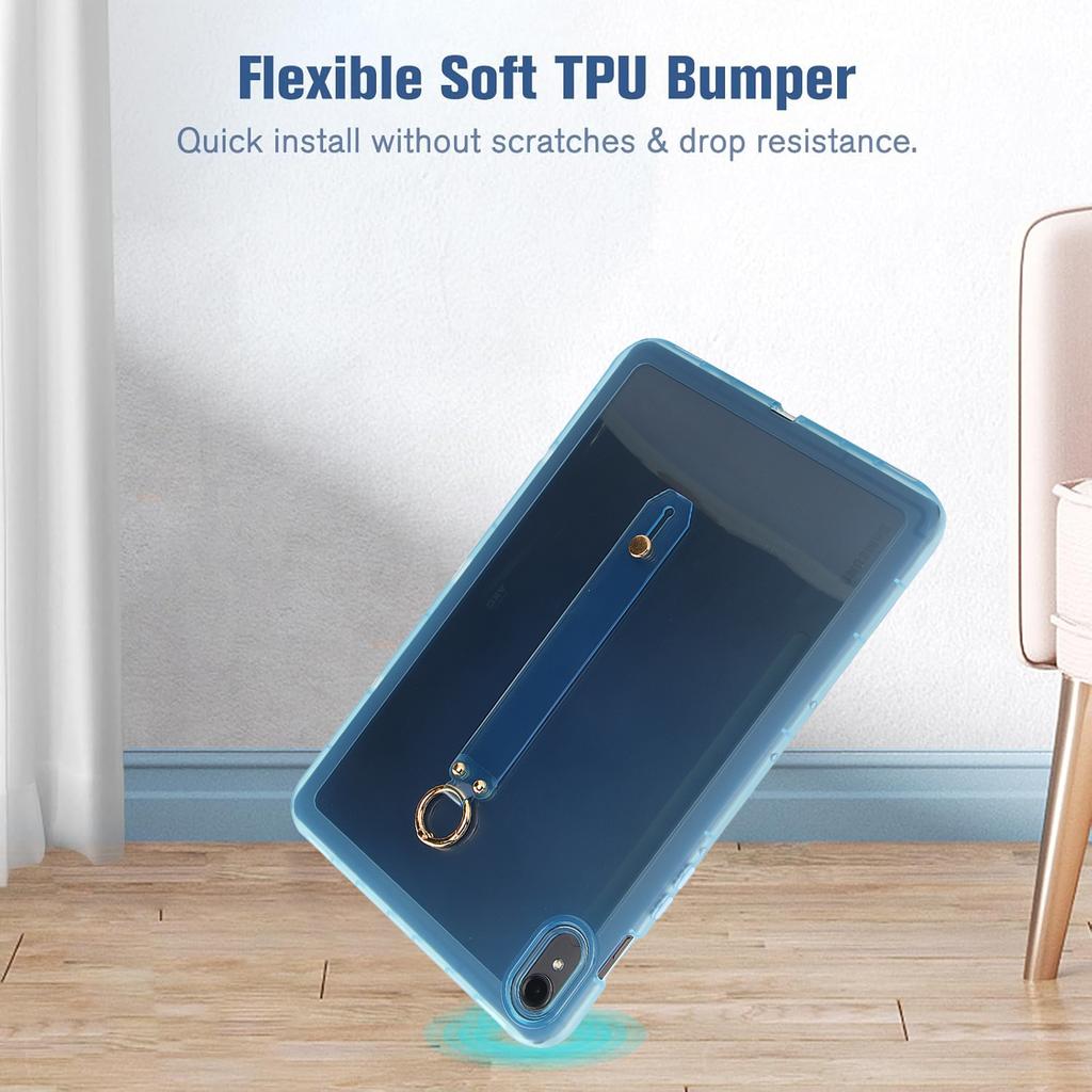 For Samsung Galaxy Tab S9 Case Shockproof TPU Tablet Cover with Wristband