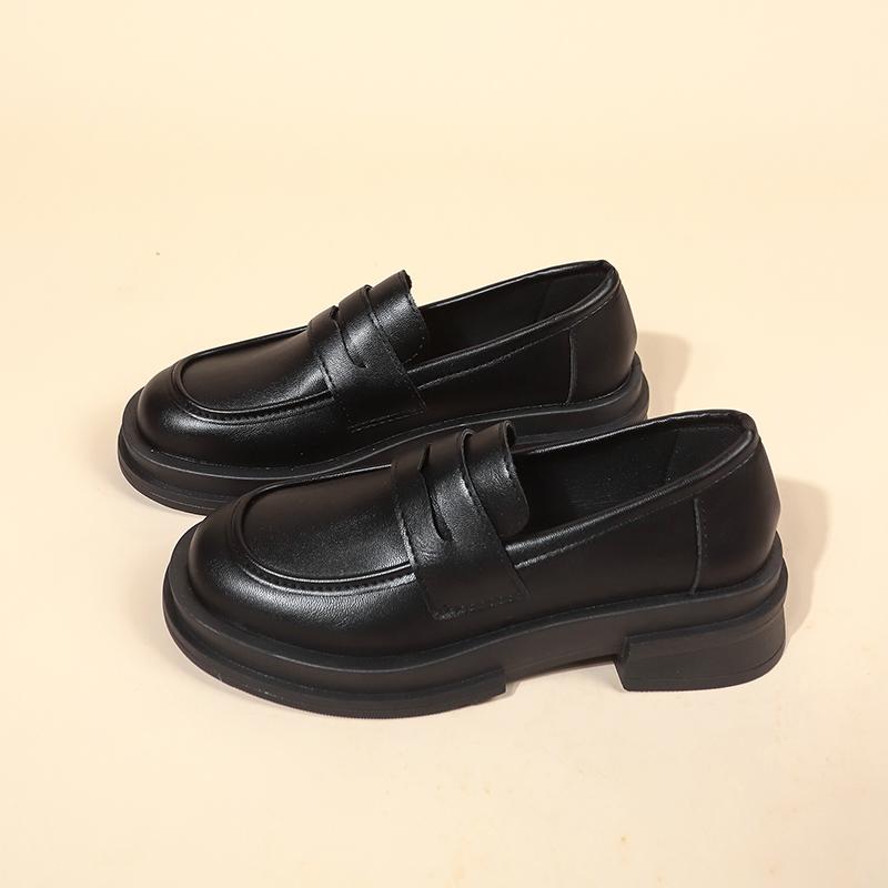 Neue Schuhe im japanischen Stil für College-Studenten, Cosplay-Lolita-Schuhe für Frauen/Mädchen, Mode, Schwarz/Kaffee, Uniform-Plateauschuhe