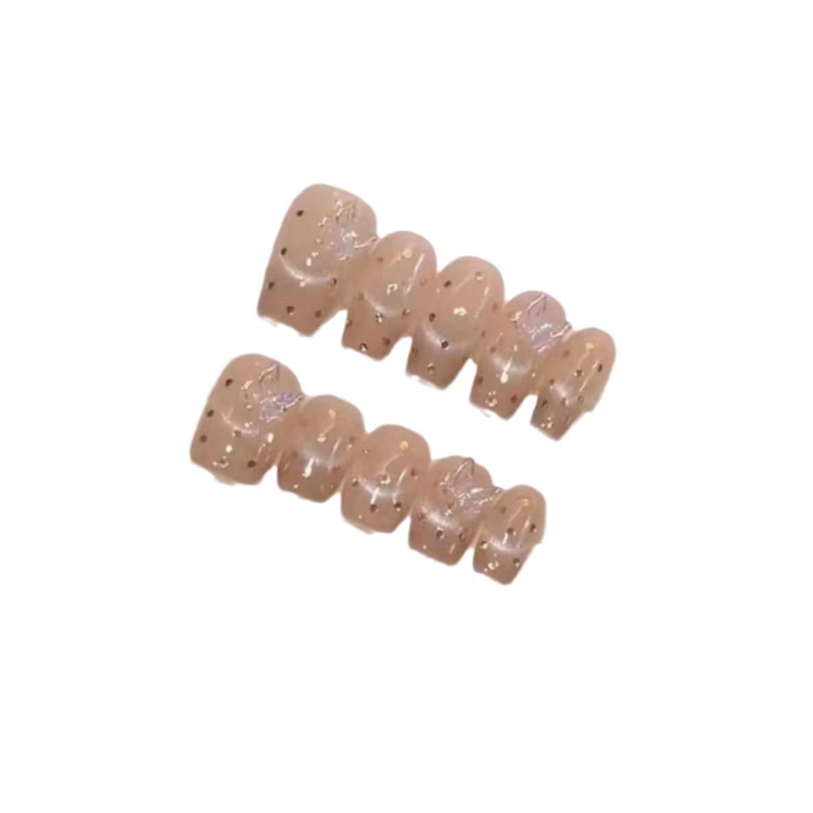 

Чисто ручная работа Фототерапия Носимая броня Rumeng Diandian Готовый продукт Многоразовые патчи для нейл-арта large L