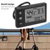 Electric Display LCD Meter 24/36/48/60V Electric Scooter Control Panel Electric Bike LCD Display Meter for Electric Scooter Tool