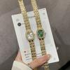 26 Temperament Business Damen Stahlarmband Armbanduhr Beamter Student Luxus Diamantbesetzt Leichter Luxus Exquisit Quarz