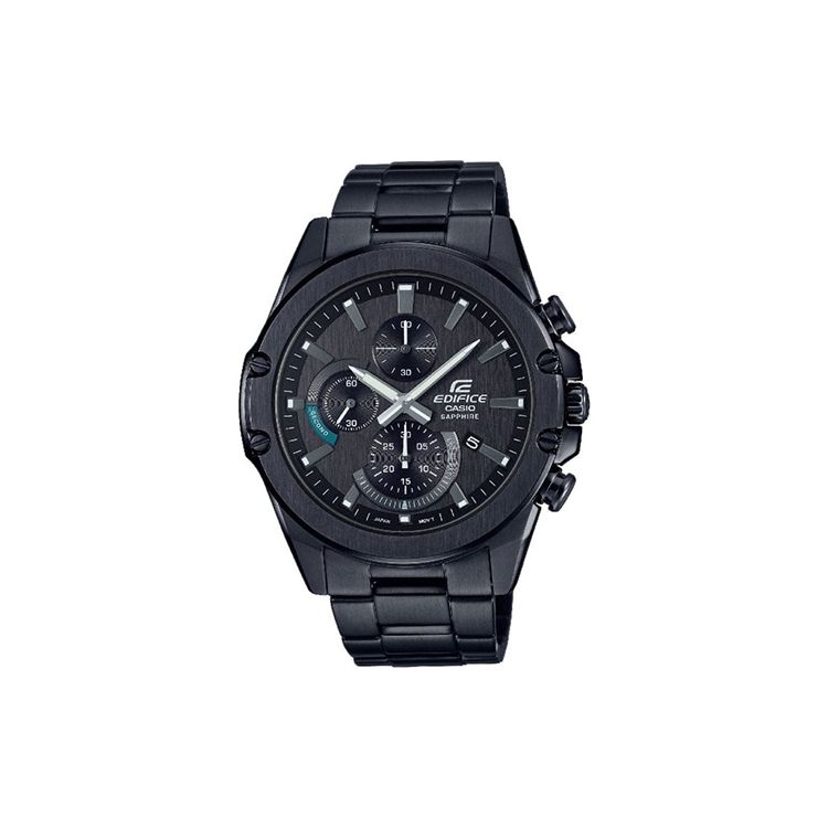 

Casio Edifice Fashion Business Gentlemen Ultra Thin Steel Band Pointer Dual Display Quartz Movement Stainless Steel Watch Men watches EFR-S567DC-1A Regular Watch Box,Black Dial