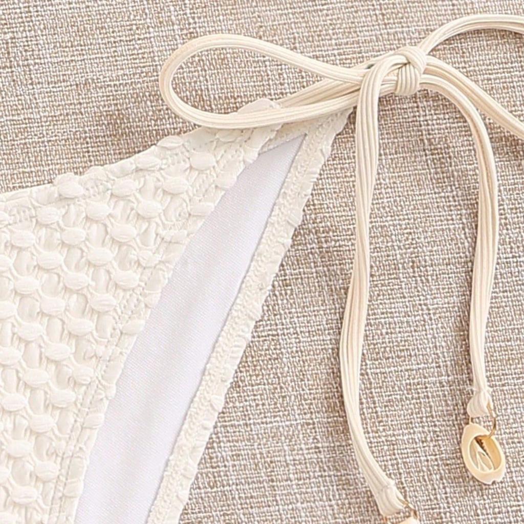 Women's Two Piece Bikini Swimsuit Set Simple, Stylish, and Shell Inspired Design