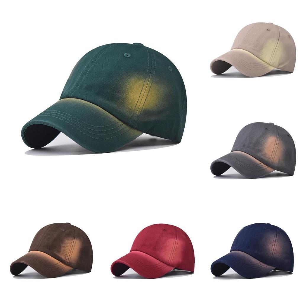 Denim Cotton Washed Baseball Hat With Adjustable Strap For Year Wear Round