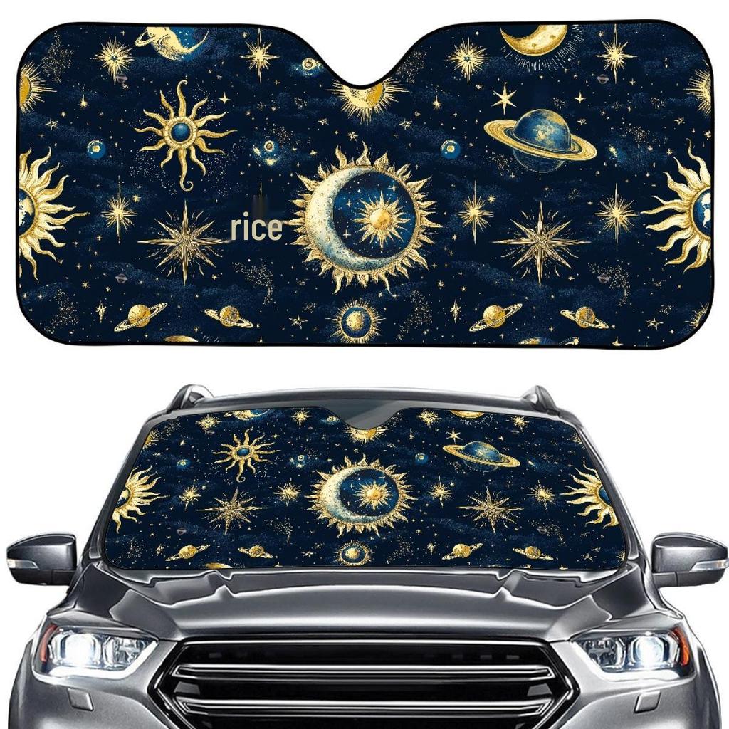 Temu Universal Foldable Starry Sky Car Windshield Sunshade