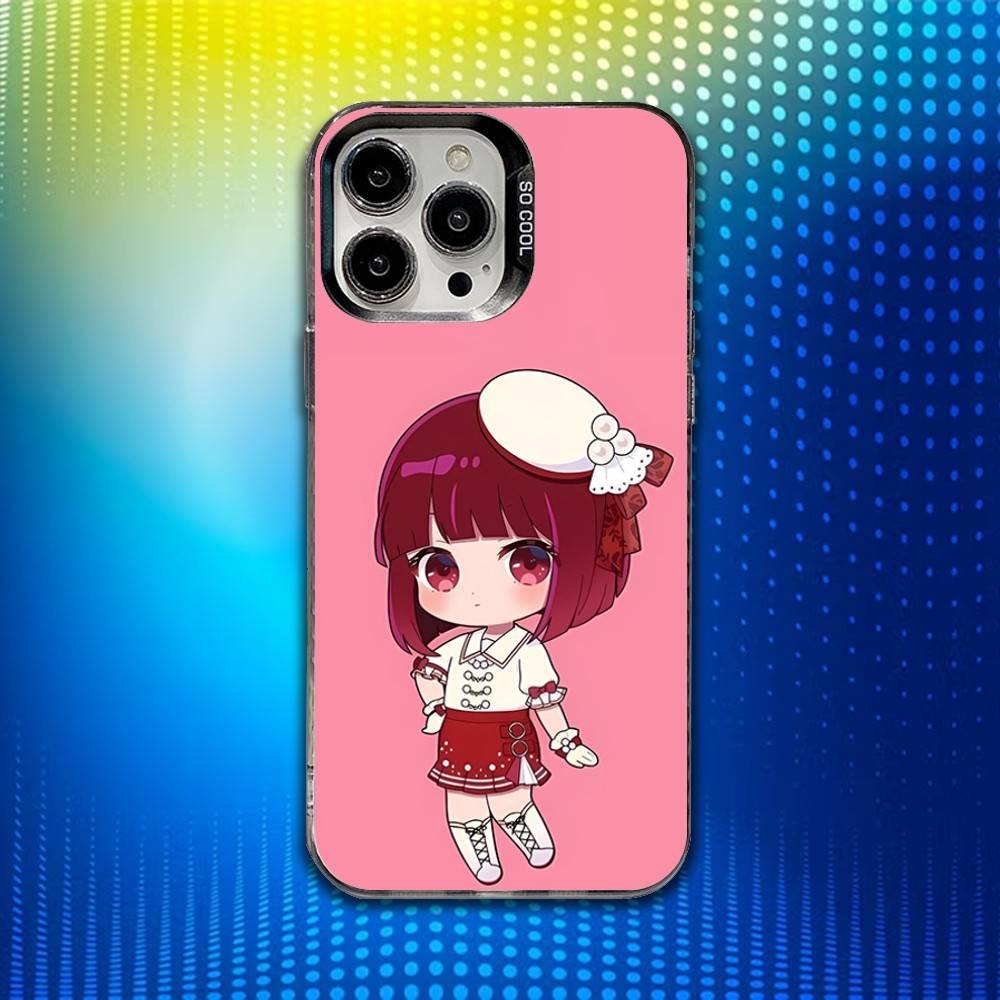 Oshi No Ko Kana Arima Phone Case For iPhone 16,15,14,13,12,11,Mini,Pro,SE,MAX White Matte Shockproof Cover
