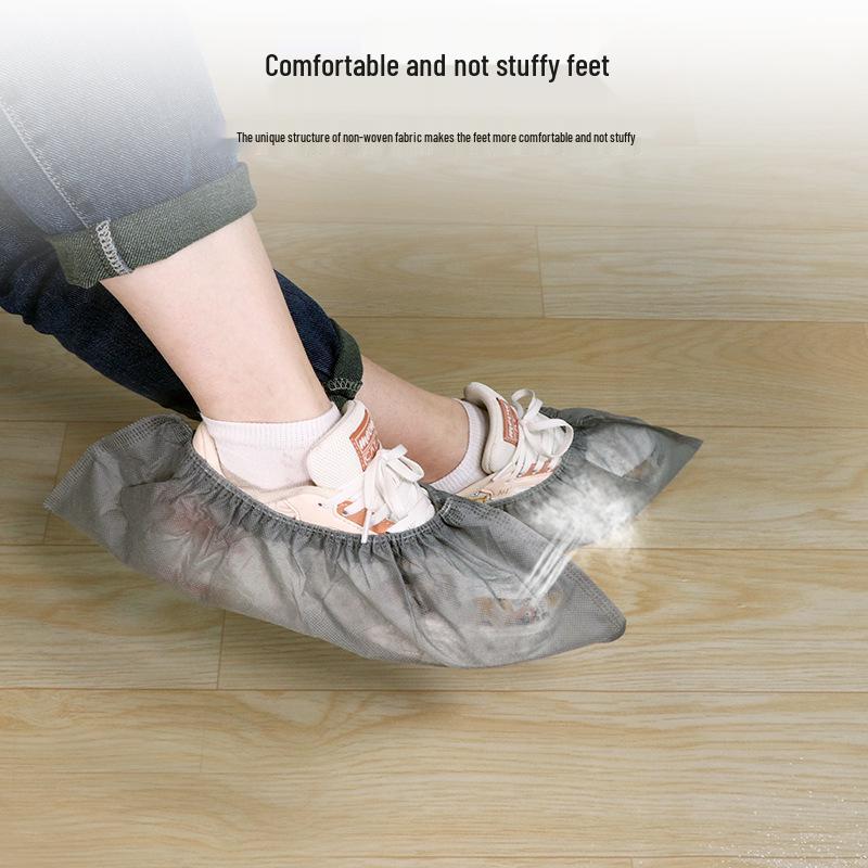 Durable Non-Slip Breathable Disposable Shoe Covers for Indoor Use