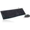Logitech MK200 Wired Multimedia Keyboard and Mouse Combo