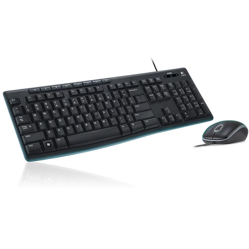 Logitech MK200 Wired Multimedia Keyboard and Mouse Combo