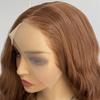 AIMEYA Brown Deep Wave Wig 13x4 Lace Front Synthetic Wigs for Women Natural Hairline Daily Wear Cosplay Wigs Glueless Long Hair