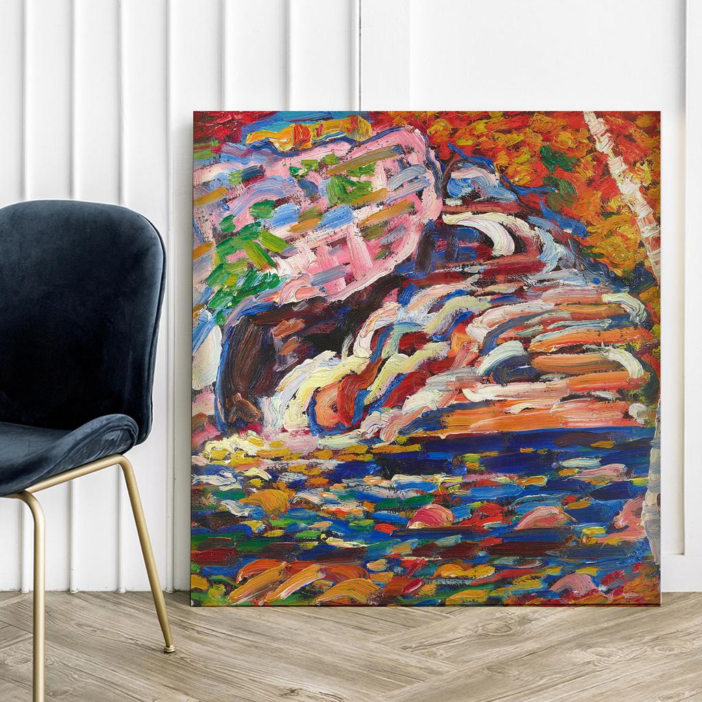 Abstract Canvas Painting Hartley